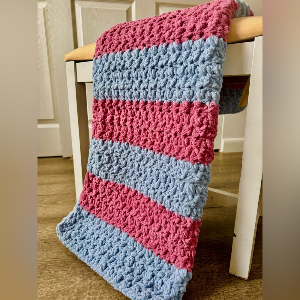 Handmade Crocheted Baby Blanket